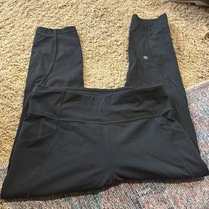 Grey lululemon leggings size 10